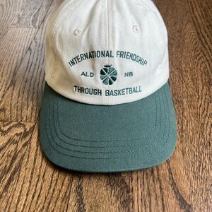 Aimè Leon Dore x New Balance Green and White Cap